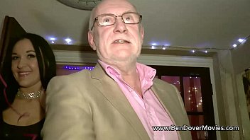 Hairy grandpa has dirty sex with a hot young jack