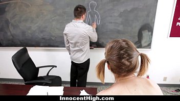 Teacher have a practice class about sex