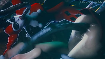 Poison ivy and harley quinn lesbian sex