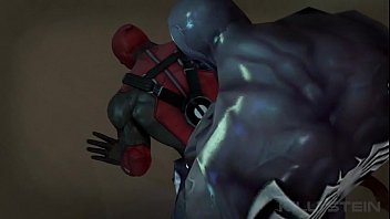 Deadpool e homem aranha gay fazendo sexo gif