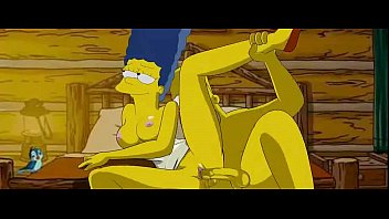 Homer e marge simpson fazendo sexo