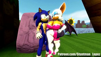 Naked sonic x sally sex comic