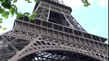 Eiffel tower extreme public sex threesome orgy