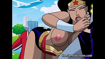 Sexo com desenhos superman mulher maravilha