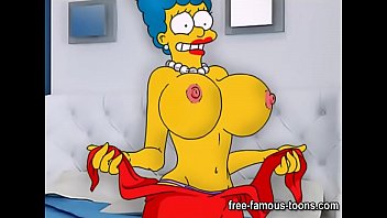 Homer simpson fazendo sexo com a mulher
