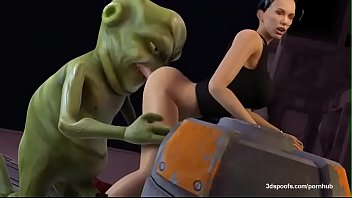 Massagem sexo 3d alien