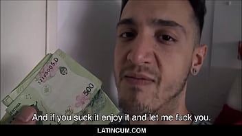 Straight fucked for money gay sex