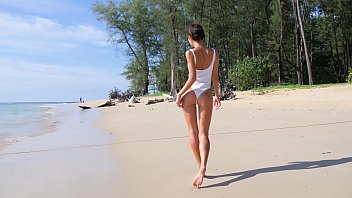 Massage bikini girl beach sex