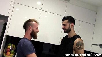 Hot beard in glasses gay sex
