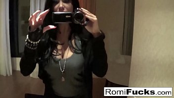 Home movie sex in a hotel with sexy romi