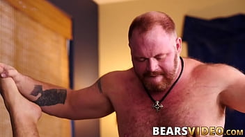 Gay hairy bear huge ball sex gif