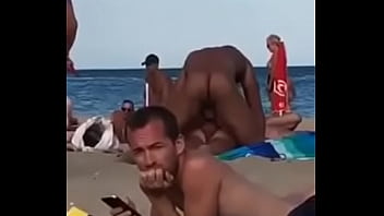 Beach gay anal sex
