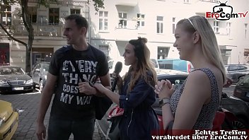 Homem e mulher sexo na rua