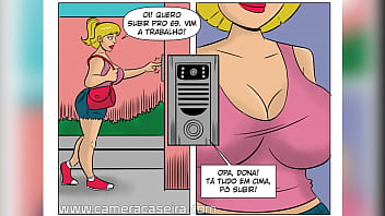 História em quadrinhos família favela fazendo sexo