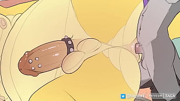 Animation gay sex with soumd