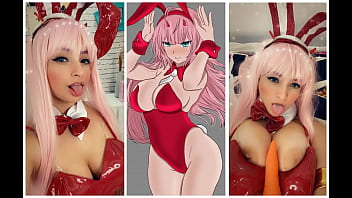 Mulheres cim cosplay de animes fazendo sexo