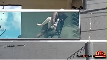 Video de sexo lesbico quente na varanda
