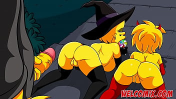 Os simpsons faxendo sexo em quadrinhos