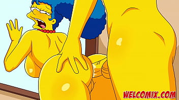 Os simpsons lésbica sexo