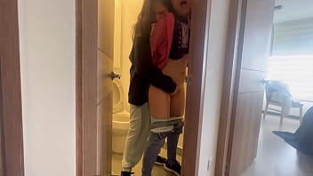 Lesbians bathroom sex gif