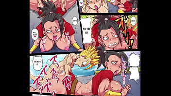 Goku vs caulifla sayajin love comic sex