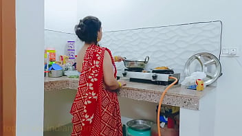 Brother and sister kitchen sex