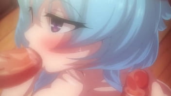Drag cabelo azul anime sex