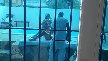 Sexo amador esposa na piscina
