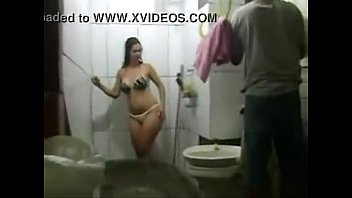 Esposa banho nua sexo